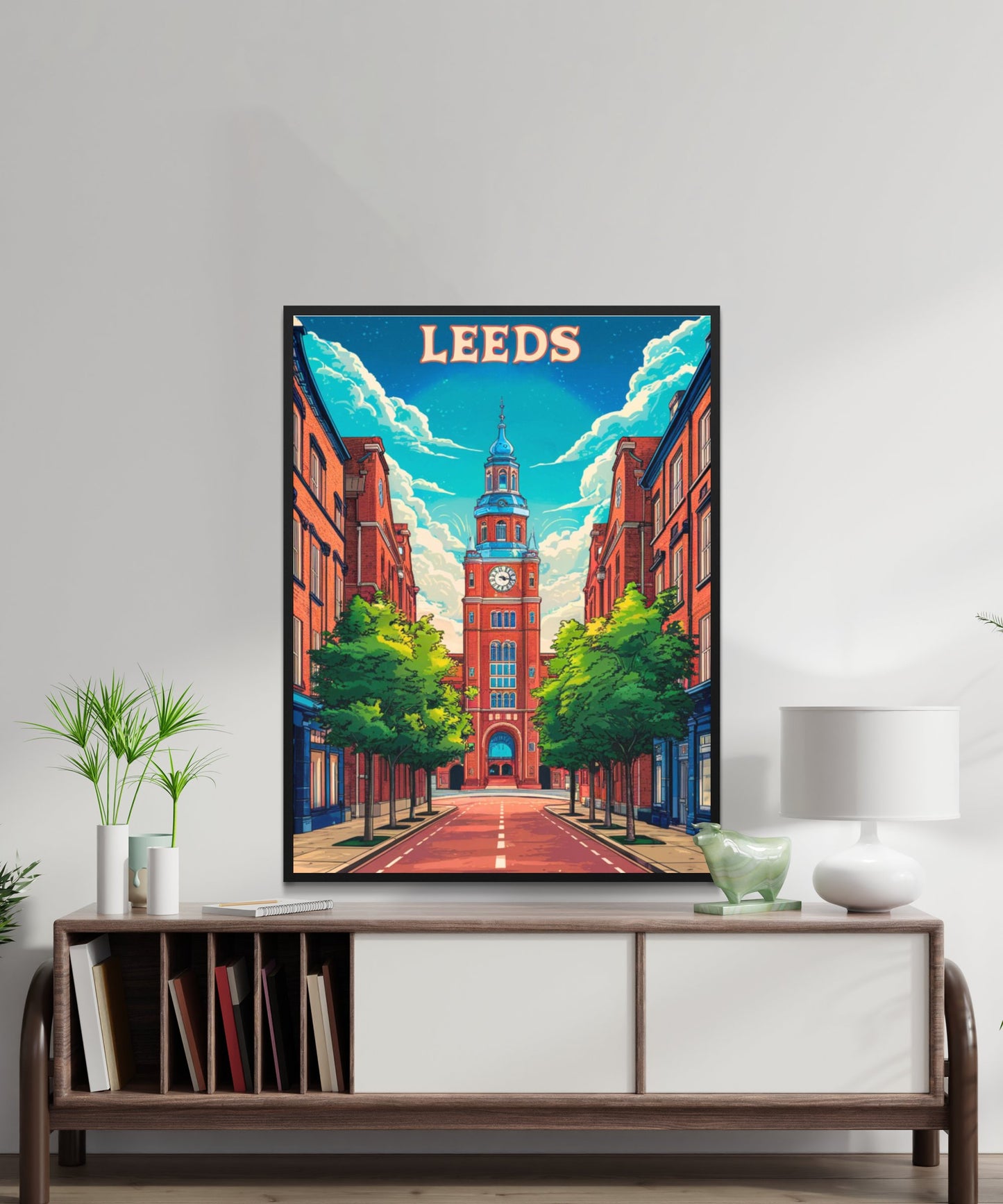 Leeds Vintage Travel Poster