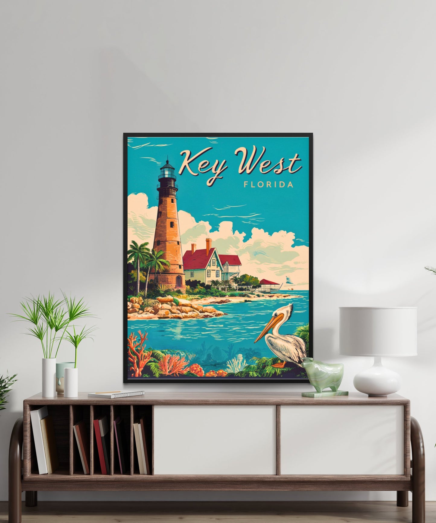 Key West Vintage Travel Poster