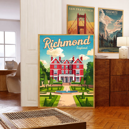 Richmond Vintage Travel Poster - Colonial Heritage