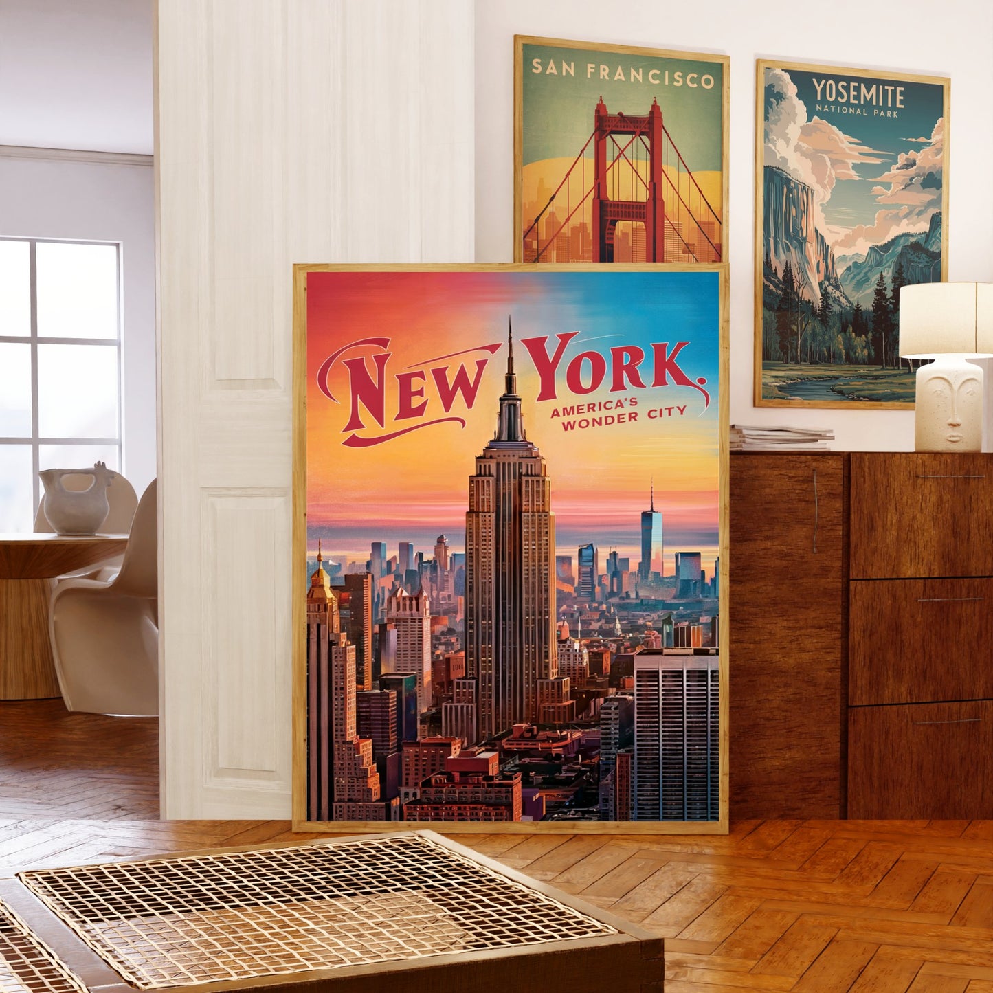 New York Vintage Travel Poster