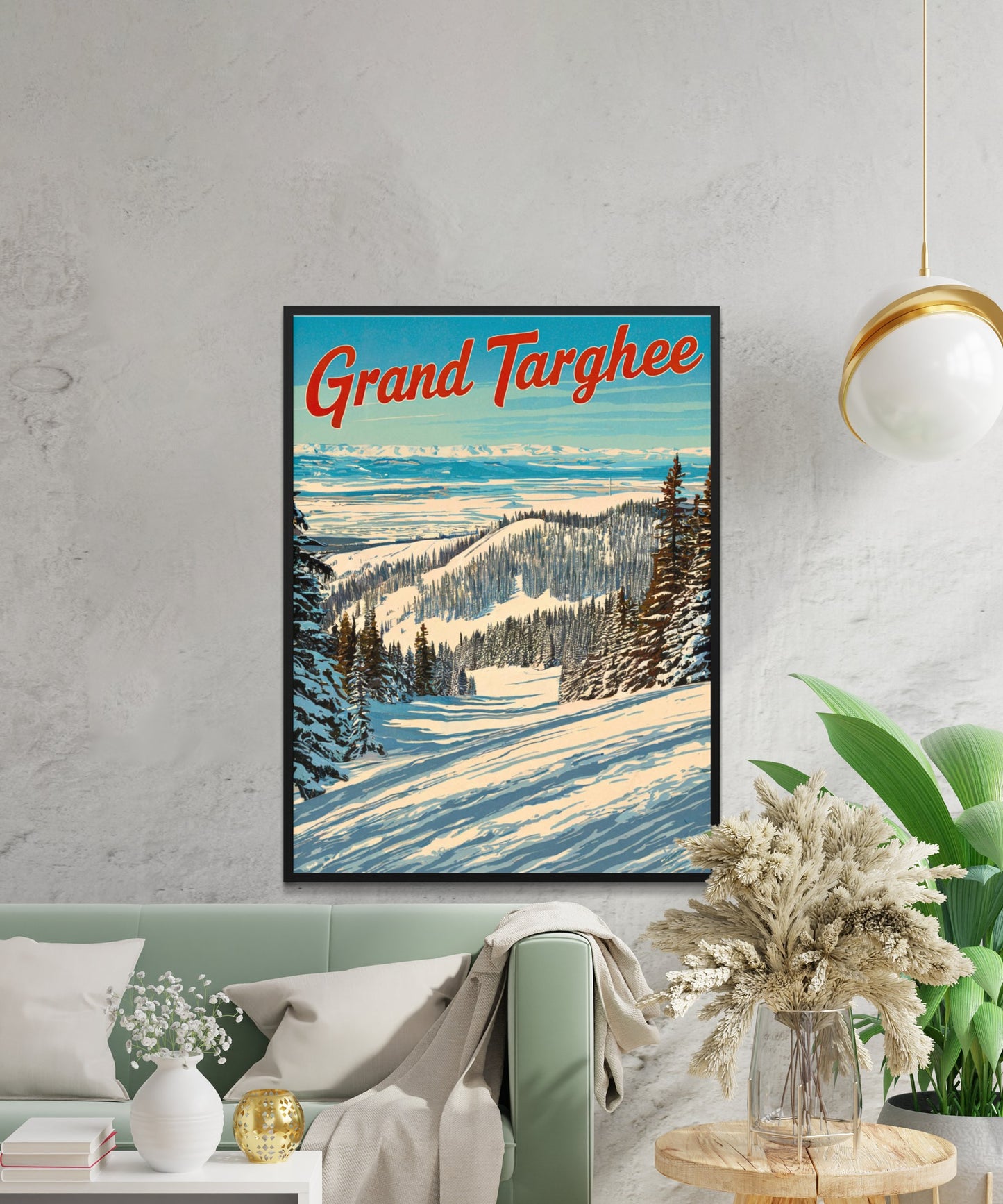 Grand Targhee Vintage Travel Poster