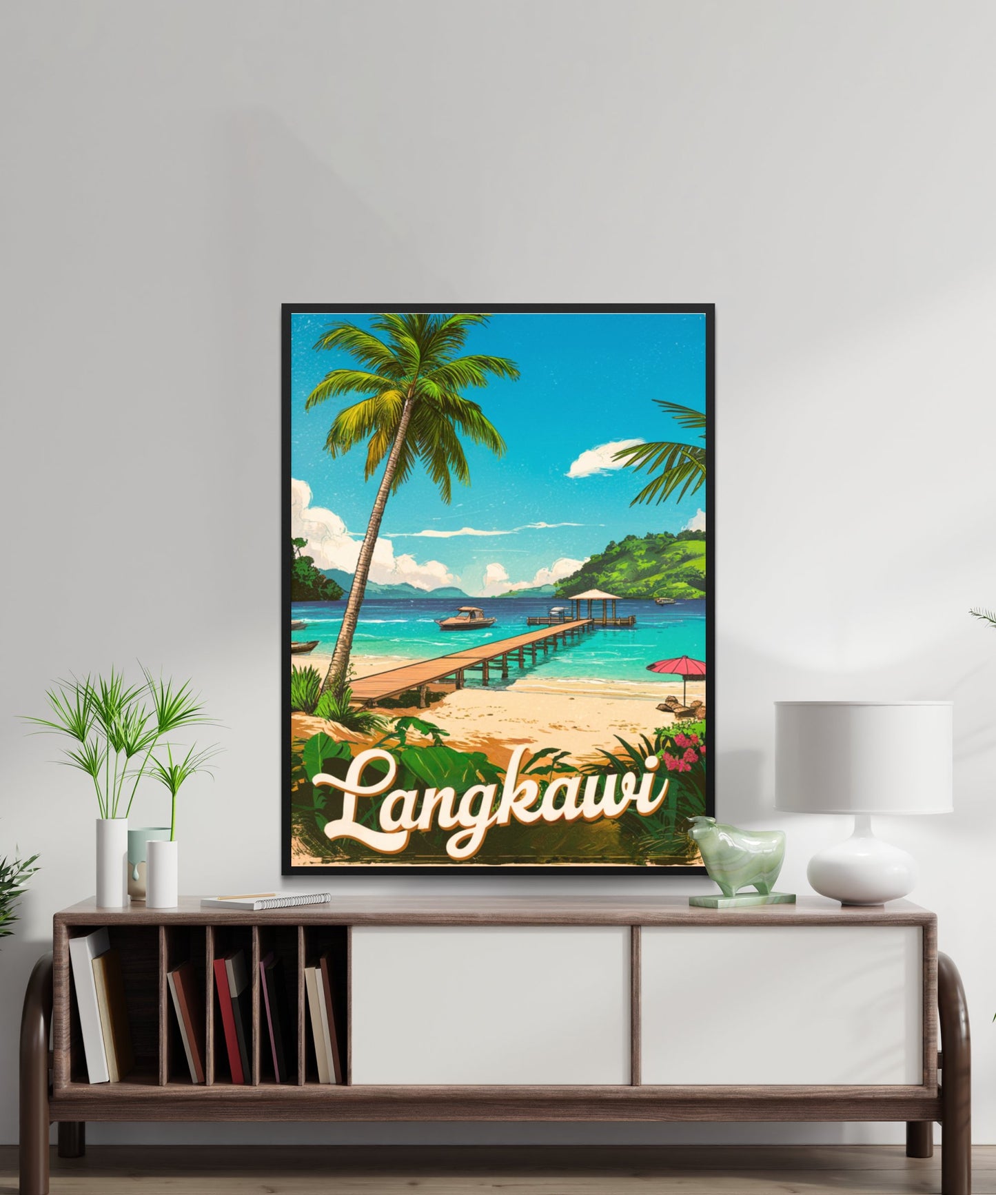 Langkawi  Vintage Travel Poster