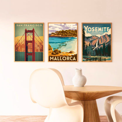 Mallorca Vintage Travel Poster