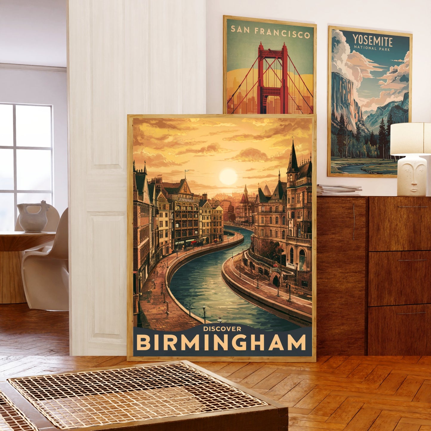 Birmingham Vintage Travel Poster