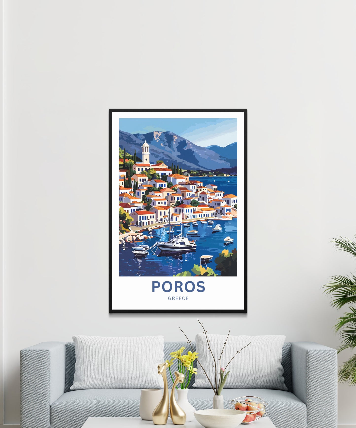 Poros Travel Print