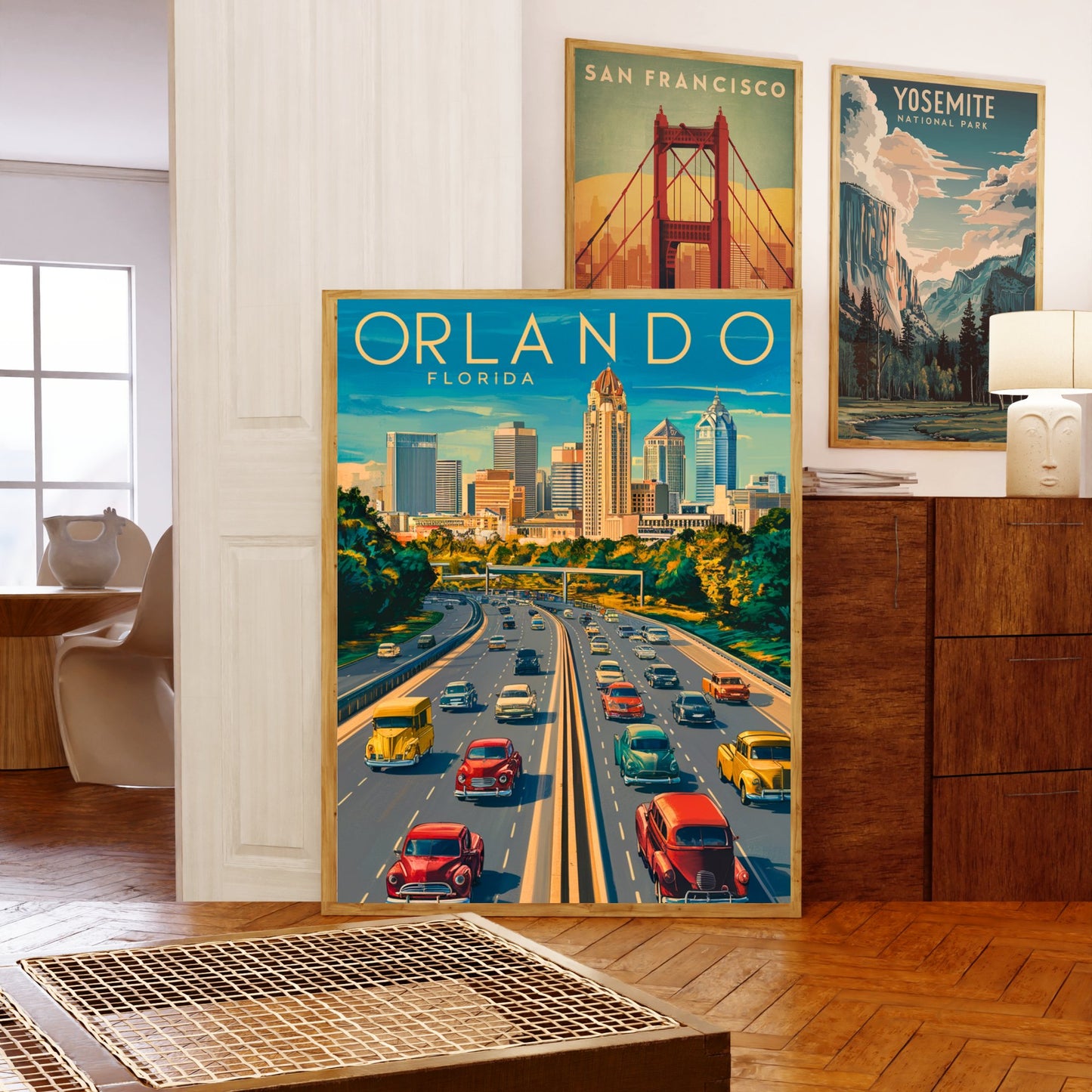 Orlando Vintage Travel Poster - Timeless Beauty