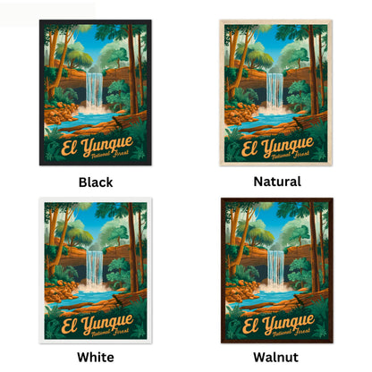 El Yunque Vintage Travel Poster - Panoramic Views