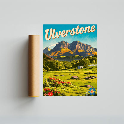 Ulverstone Vintage Travel Poster