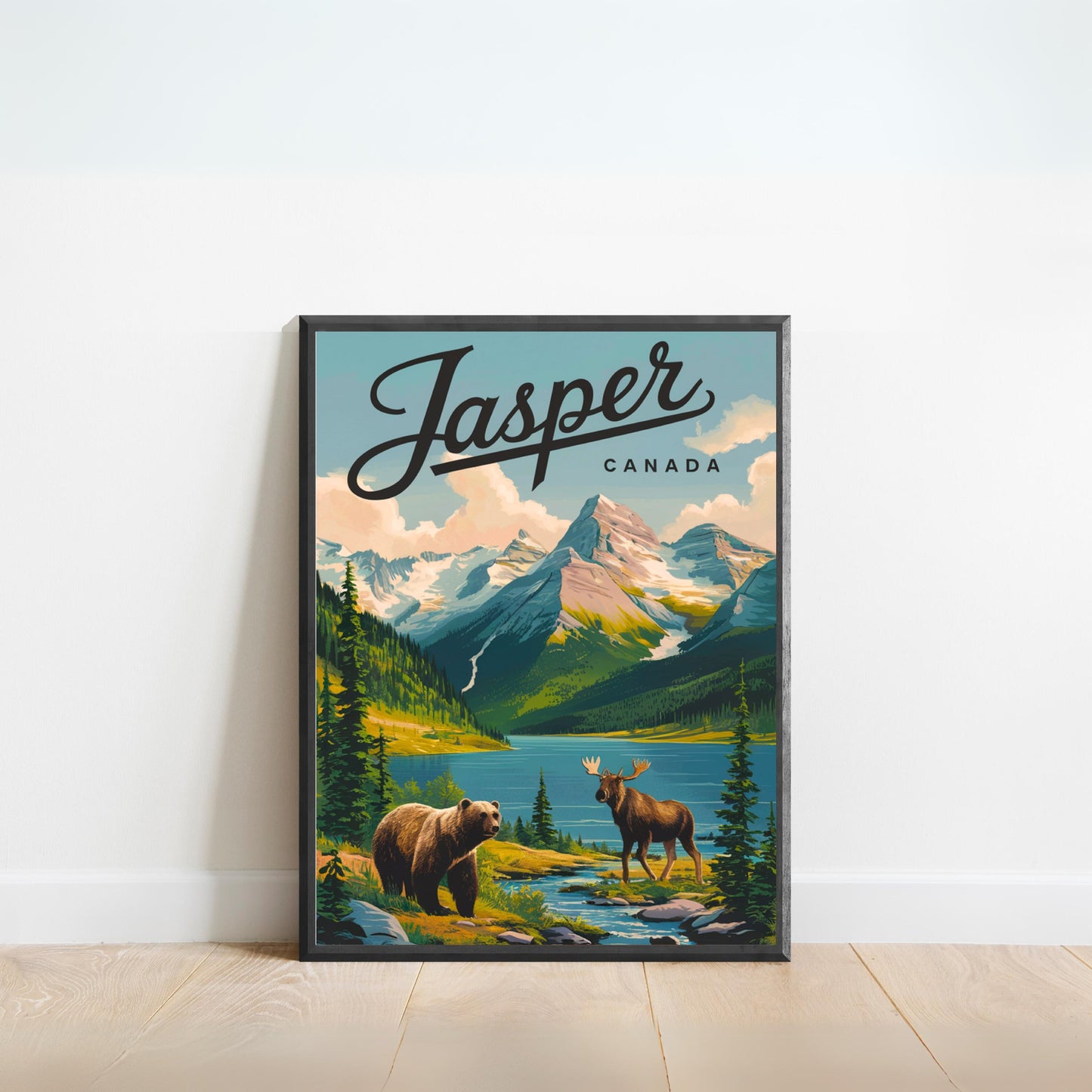 Jasper Vintage Travel Poster