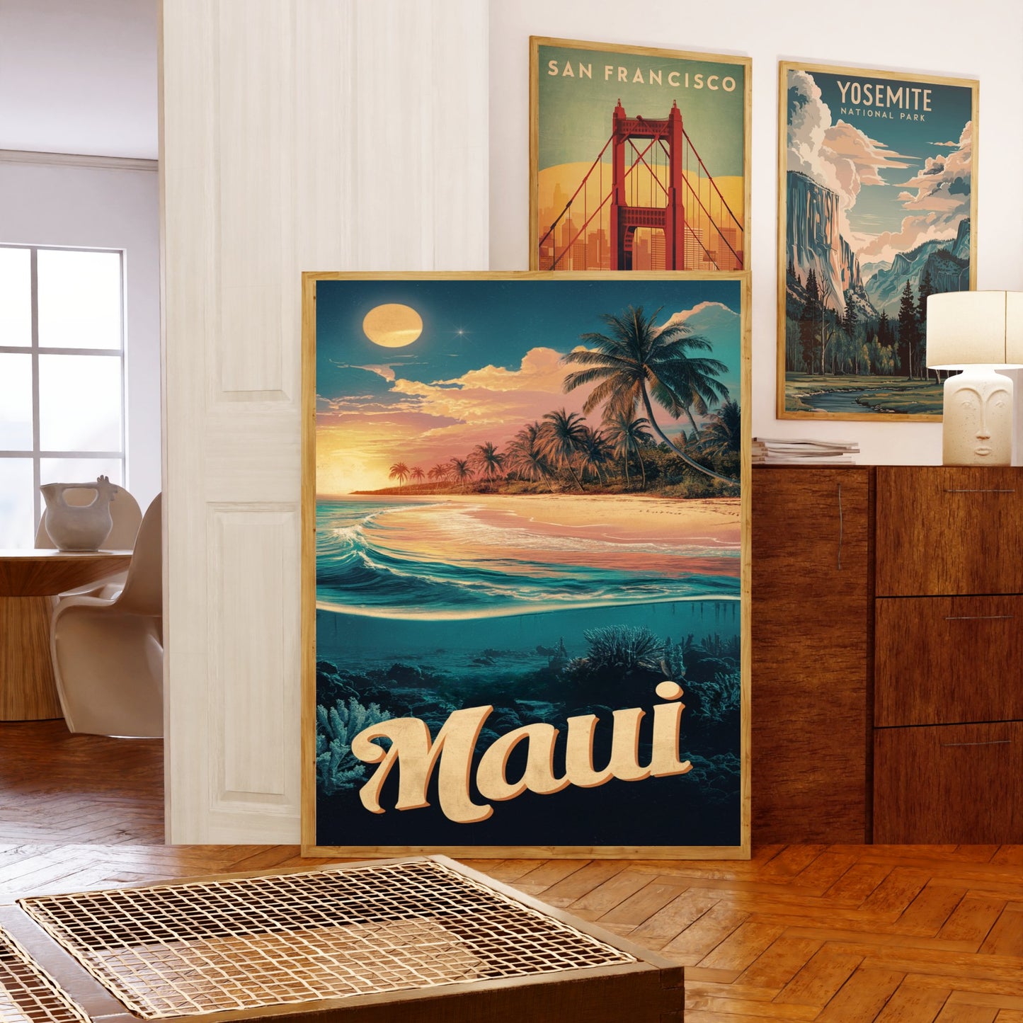 Maui Vintage Travel Poster