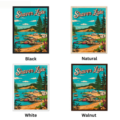 Shaver Lake Vintage Travel Poster