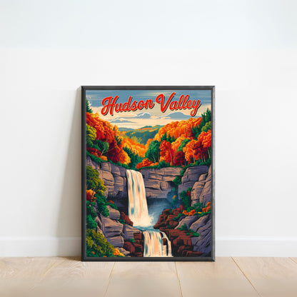 Hudson Valley Vintage Travel Poster