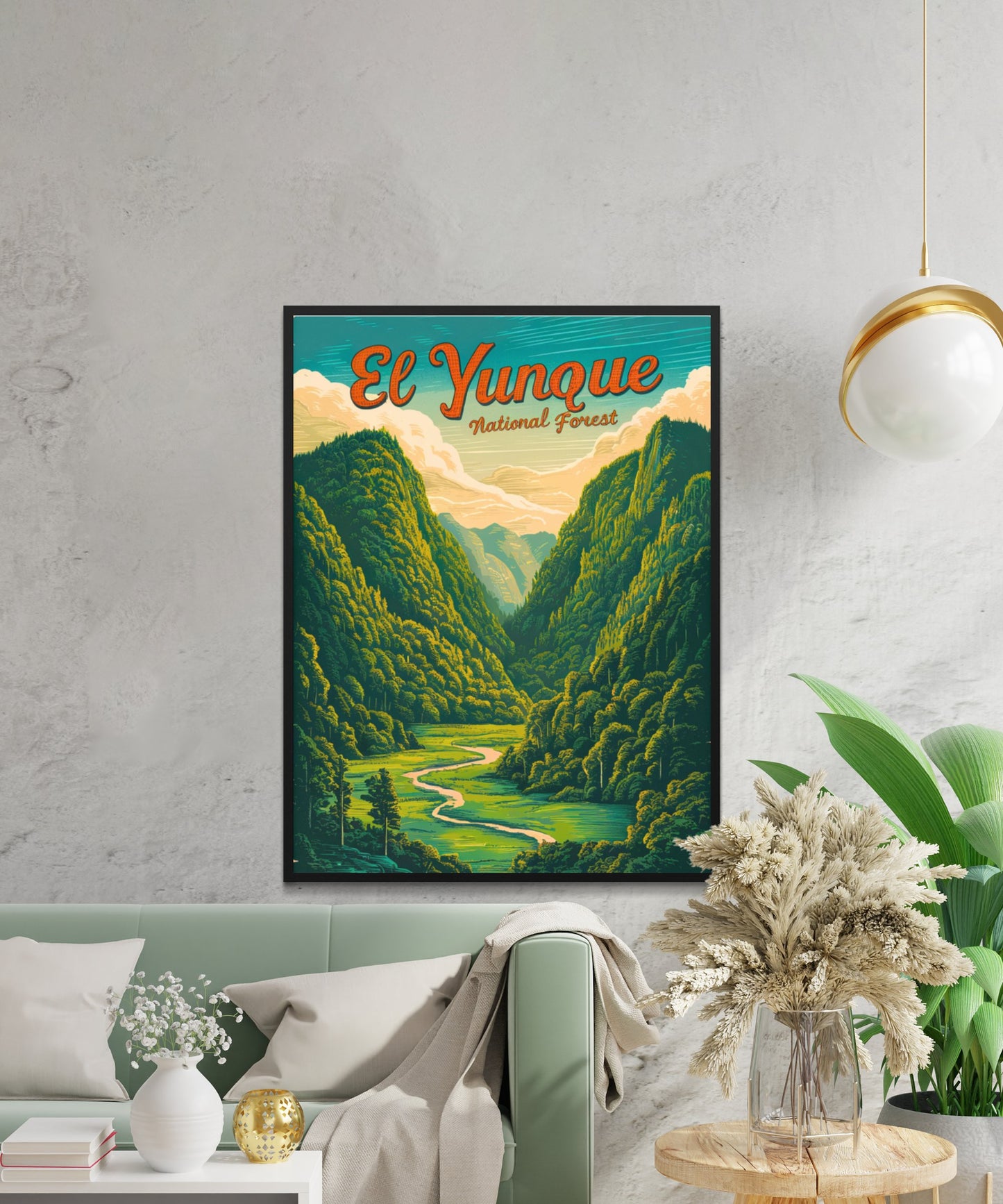 El Yunque Vintage Travel Poster