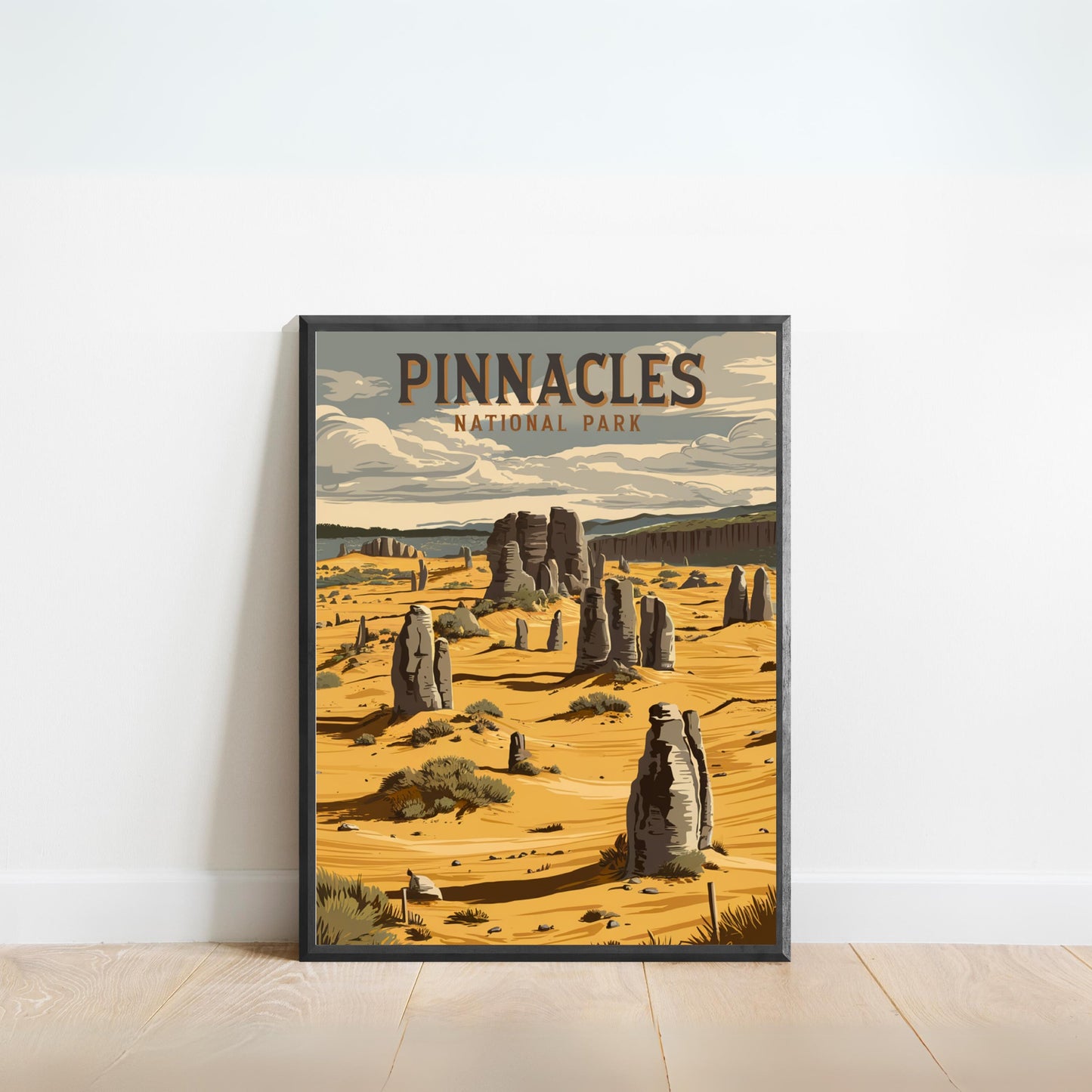 Pinnacles National Park Vintage Travel Poster