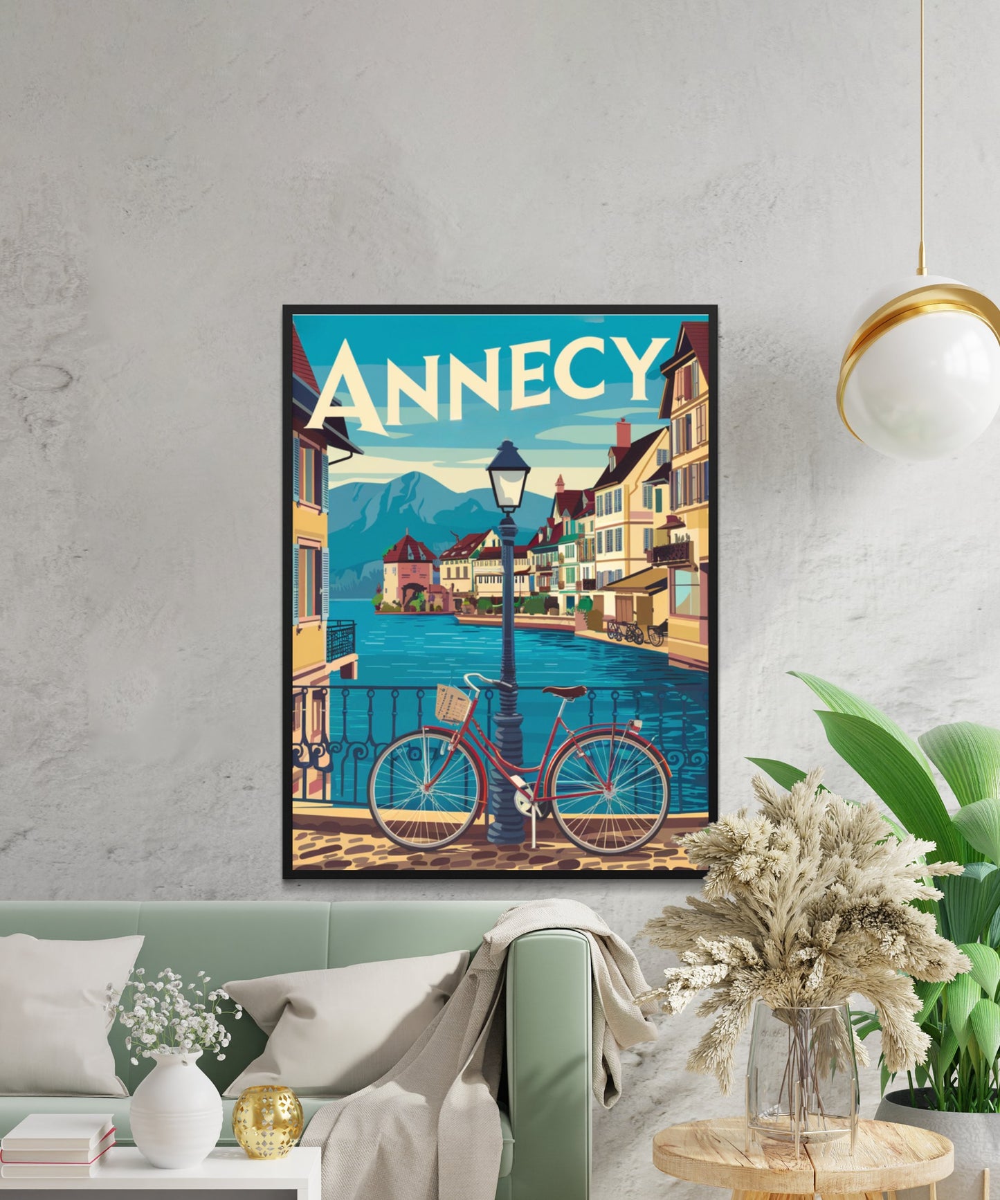 Annecy Vintage Travel Poster