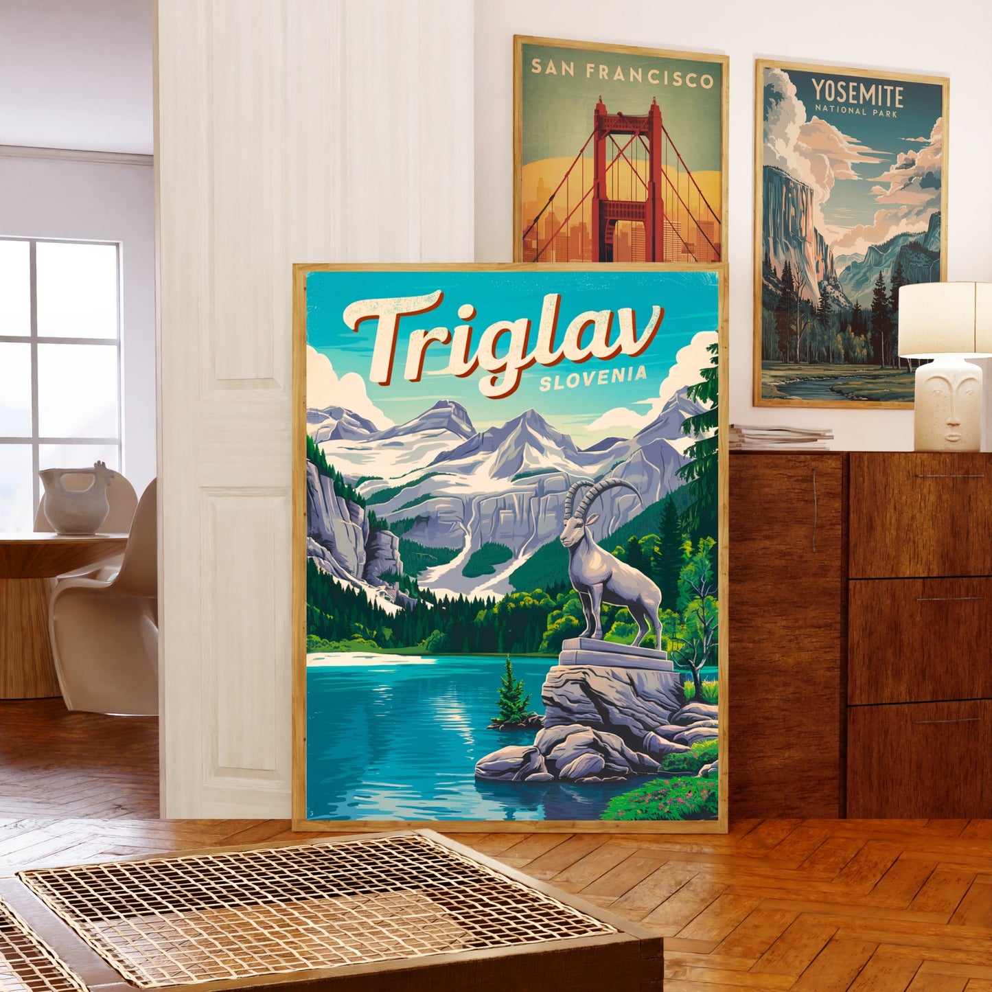 Triglav Vintage Travel Poster - Majestic Summit