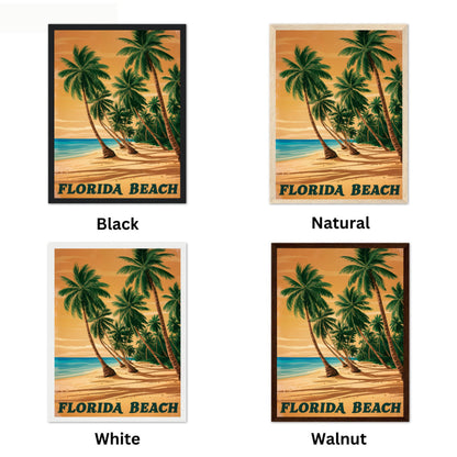 Florida Vintage Travel Poster - Coastal Charms