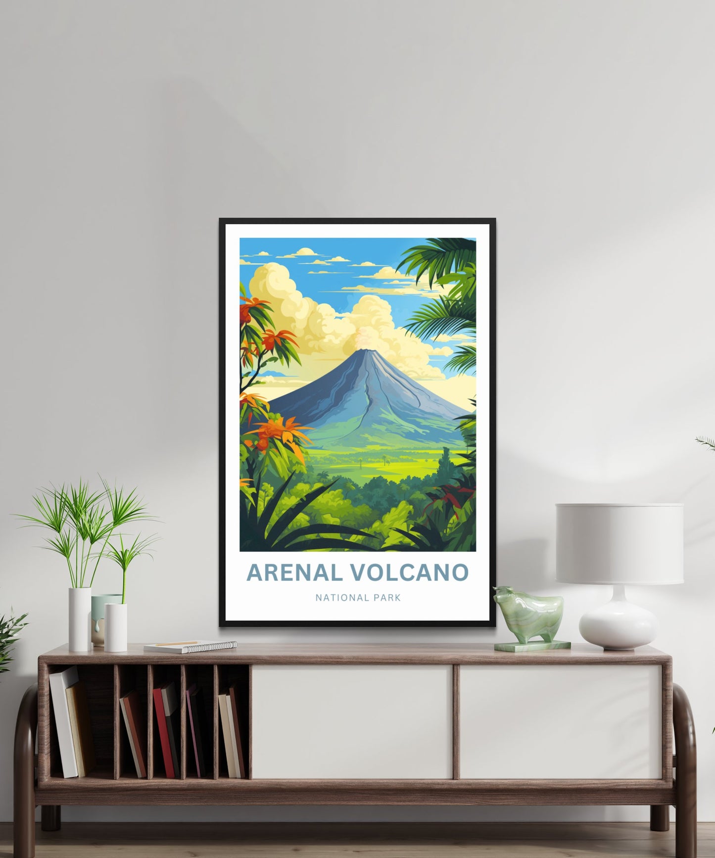 Arenal Volcano National Park Travel Poster