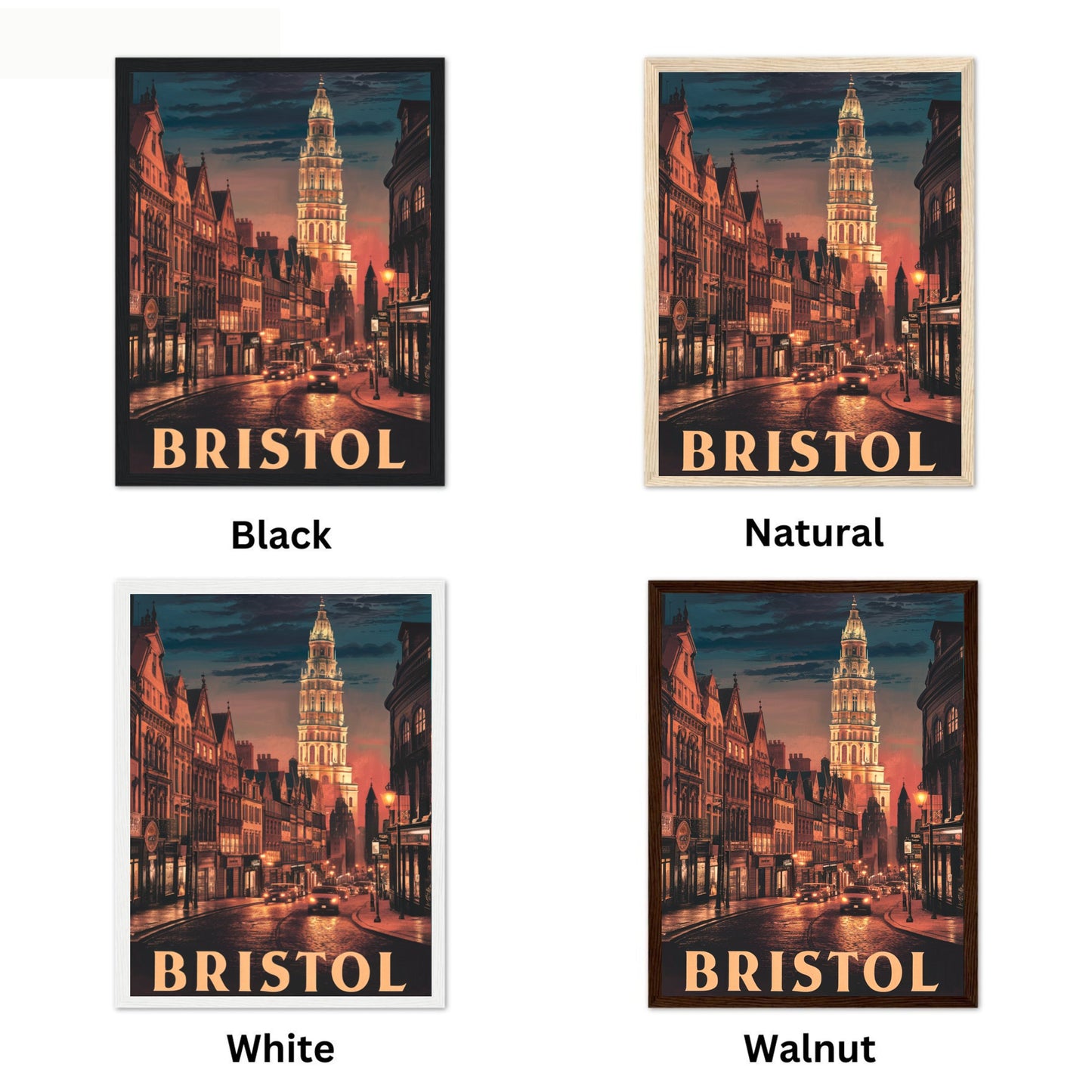 Bristol Vintage Travel Poster