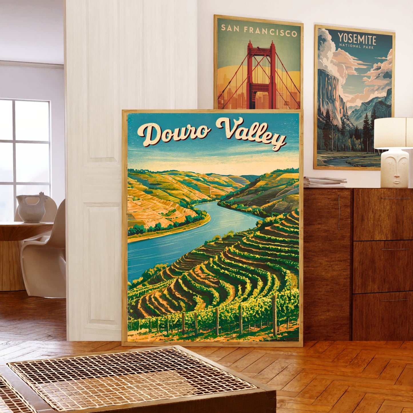 Douro Valley  Vintage Travel Poster