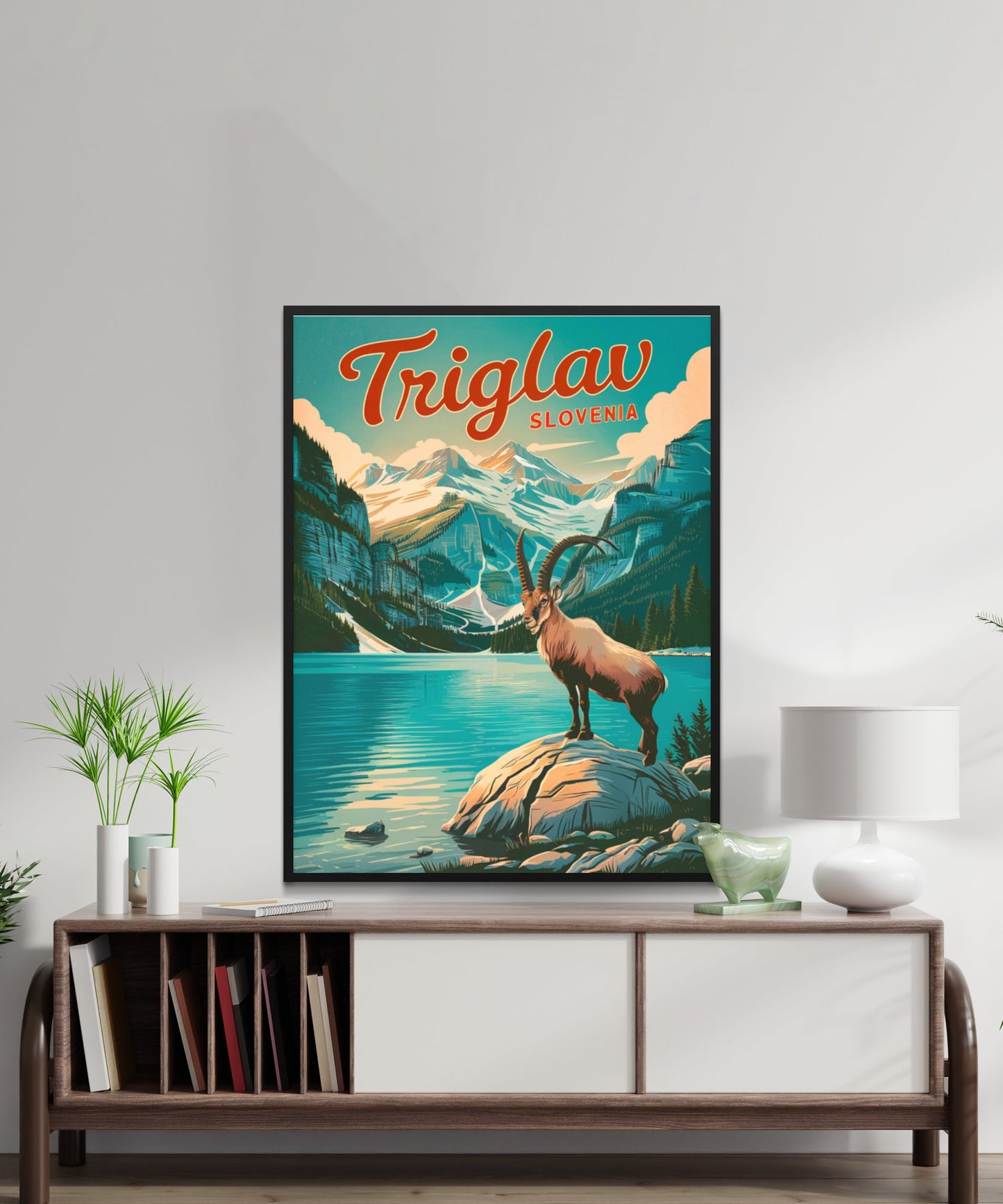 Triglav Vintage Travel Poster