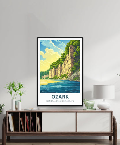 Ozark National Scenic Riverways Travel Poster