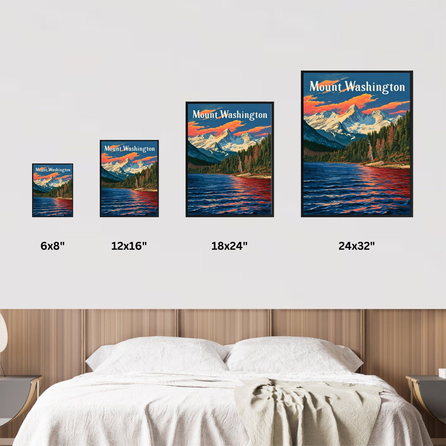 Mount Washington Vintage Travel Poster - Wilderness Majesty