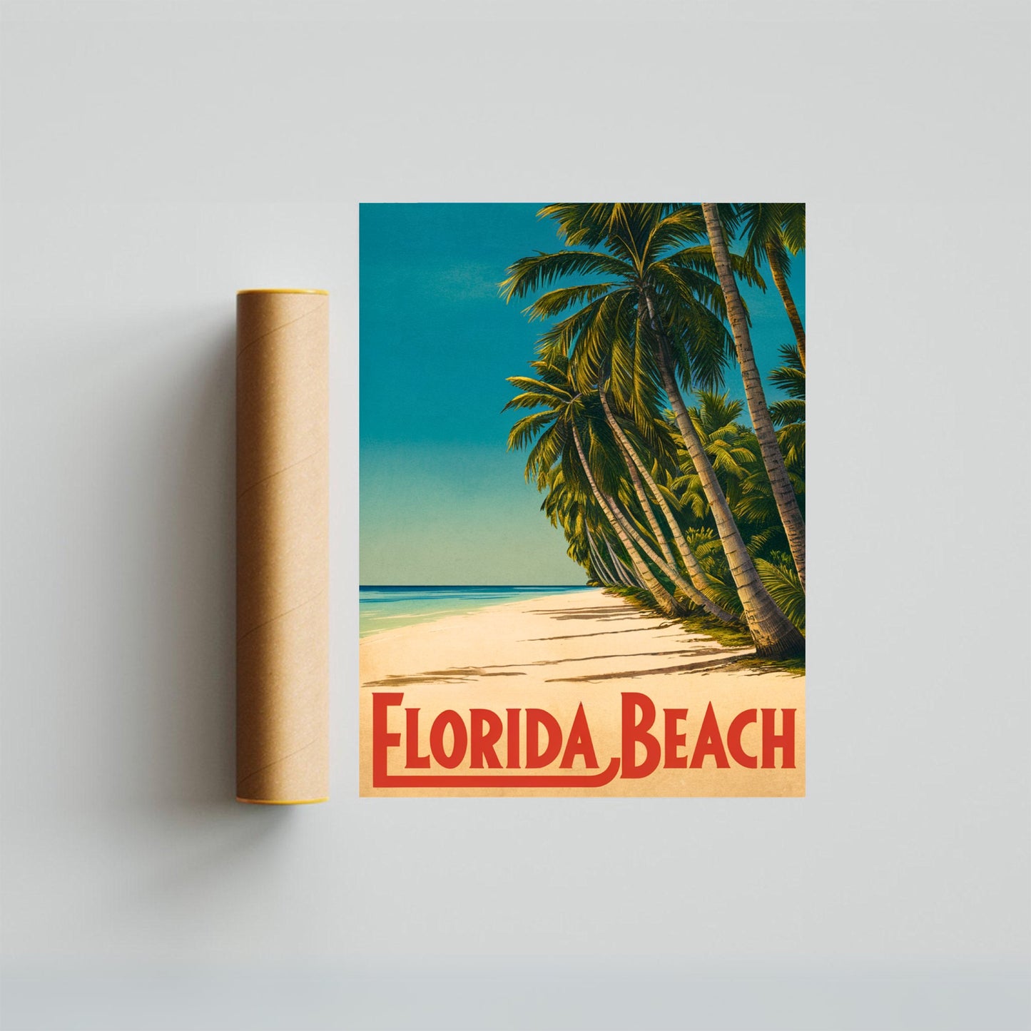 Florida Vintage Travel Poster - Nostalgic Charm