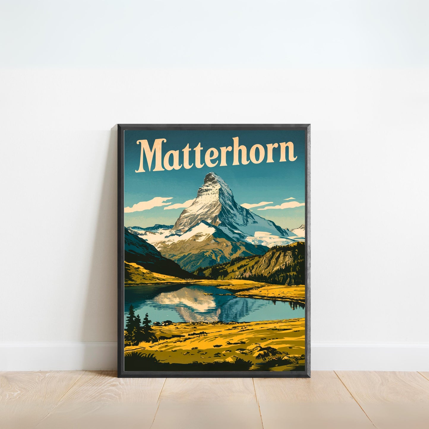 Matterhorn Vintage Travel Poster - Alpine Adventure