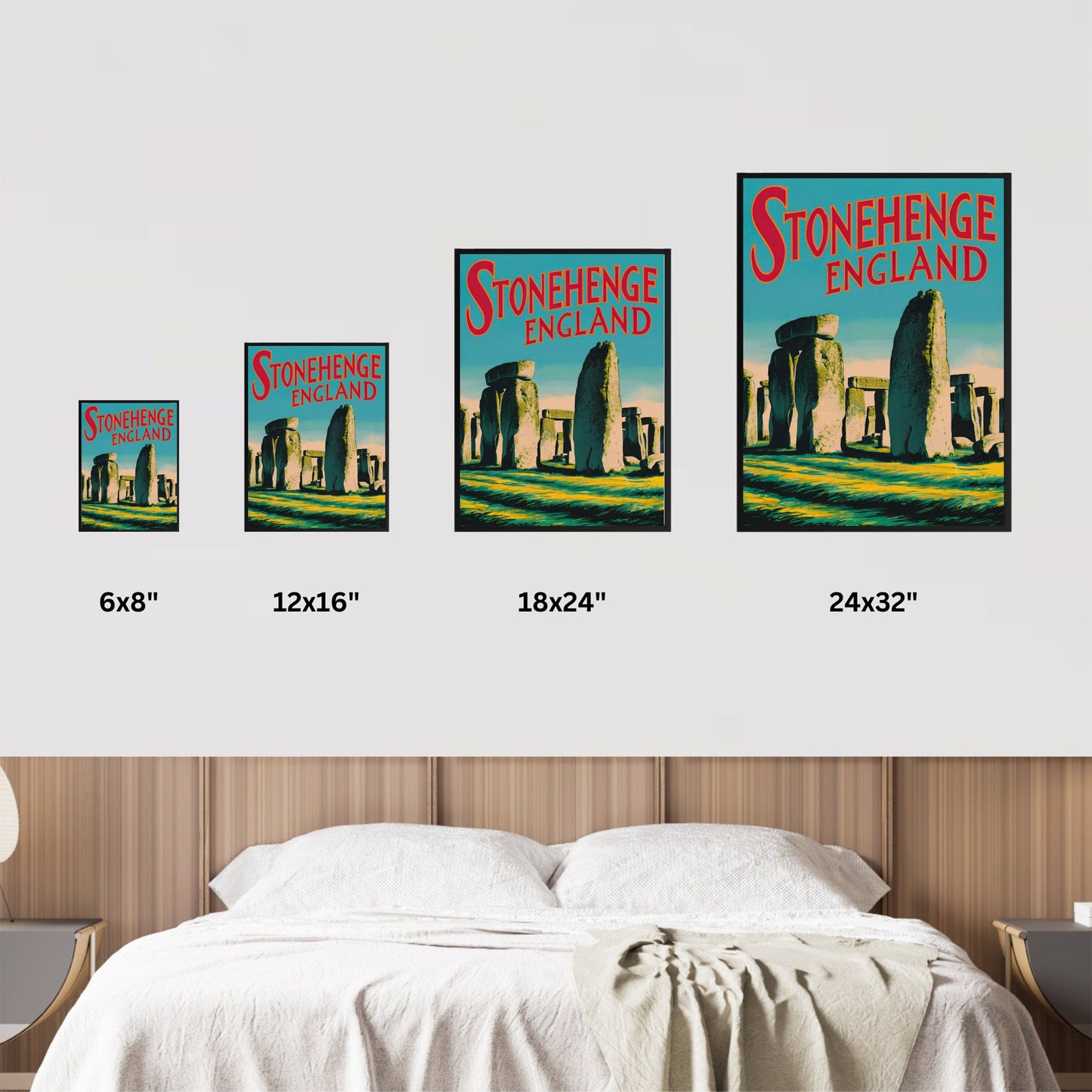 Stonehenge Vintage Travel Poster