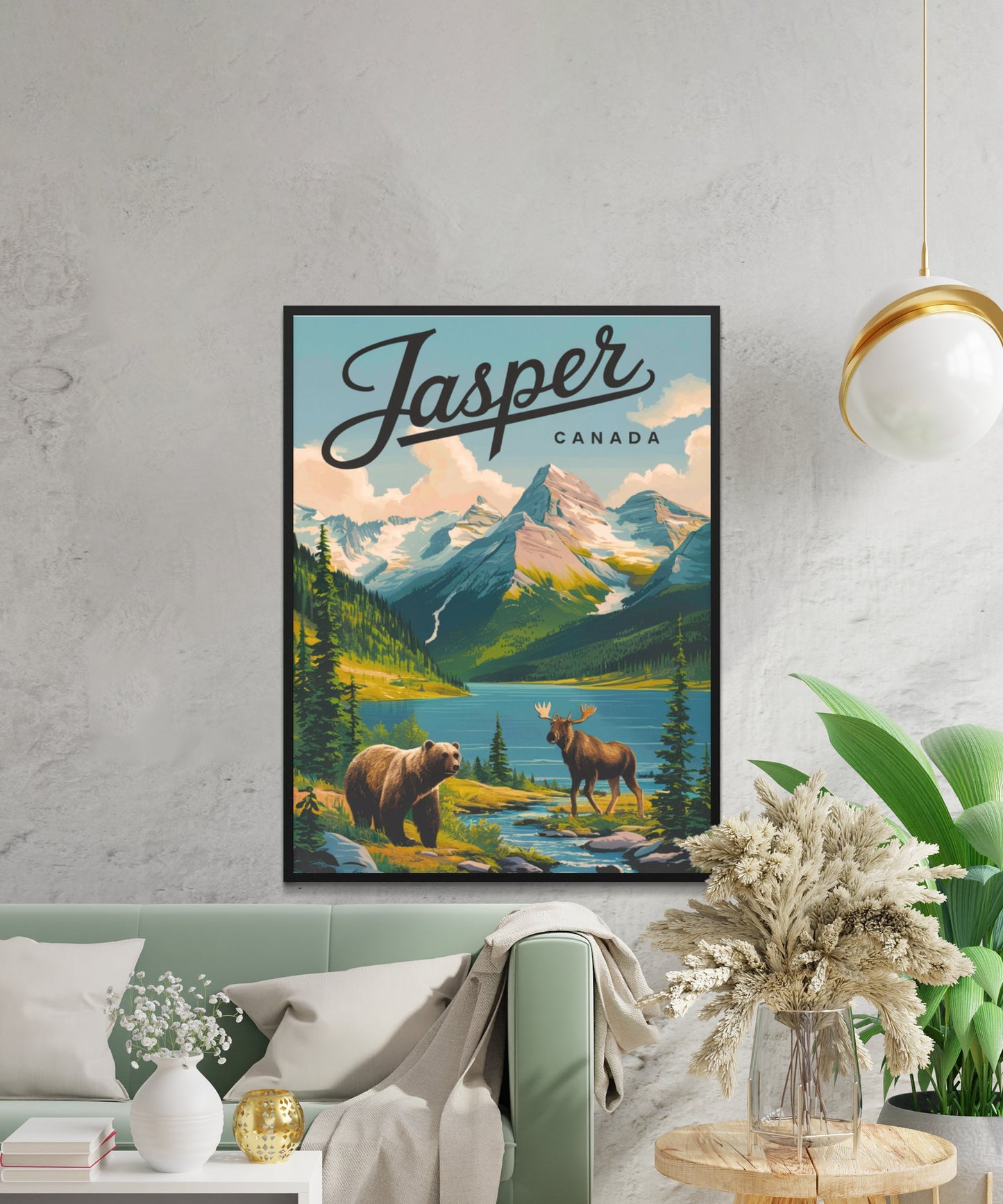 Jasper Vintage Travel Poster