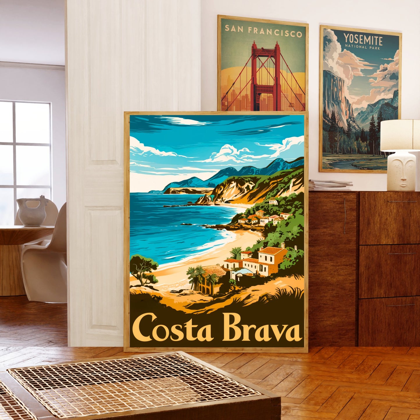 Costa Brava Vintage Travel Poster