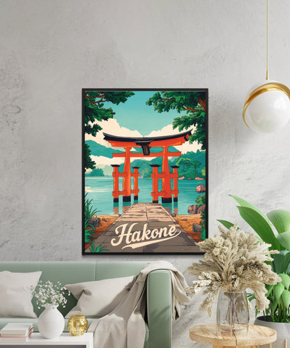 Hakone Vintage Travel Poster - Cultural Traditions