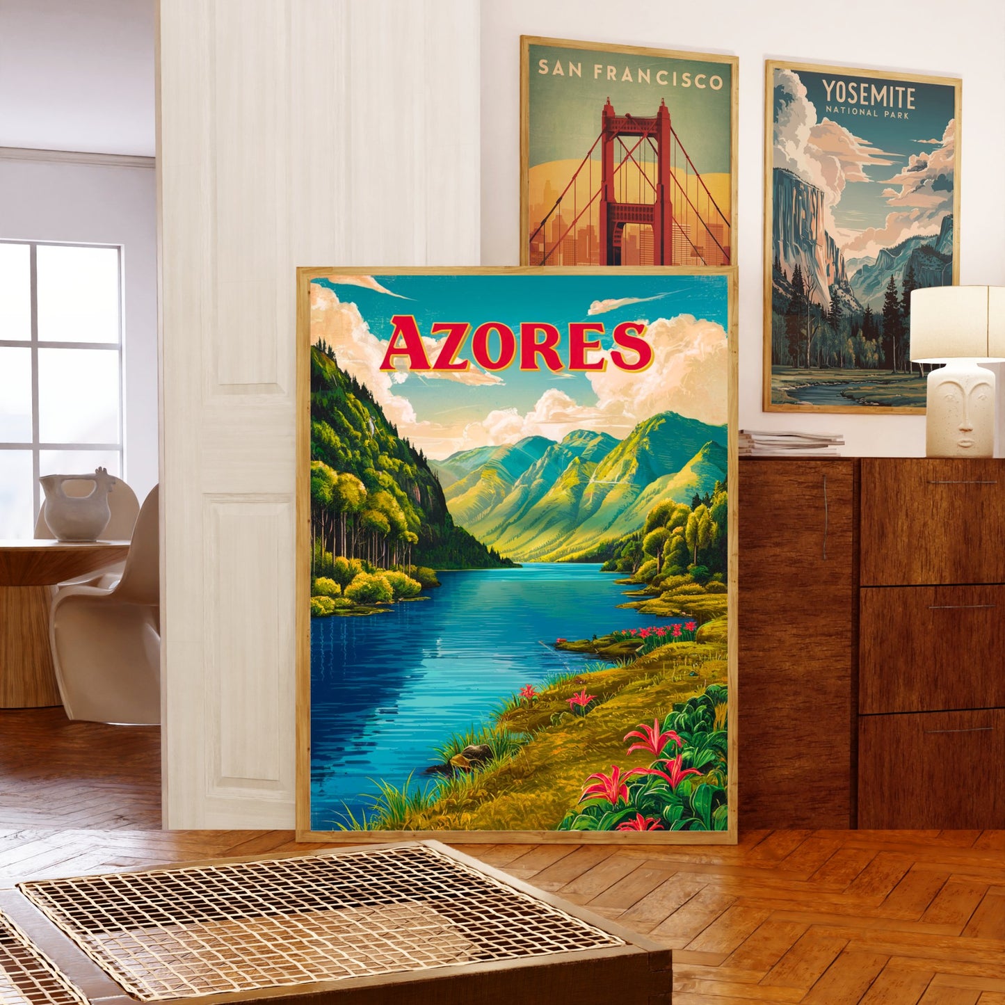 Azores Vintage Travel Poster - Outdoor Adventure