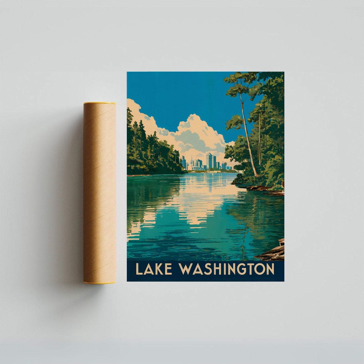 Lake Washington Vintage Travel