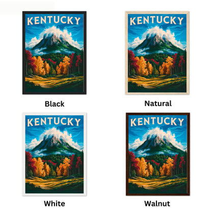 Kentucky Vintage Travel Poster