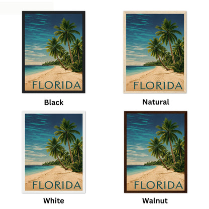 Florida Vintage Travel Poster