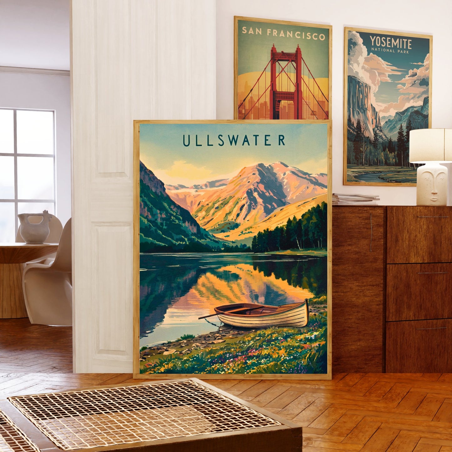 Ullswater Vintage Travel Poster