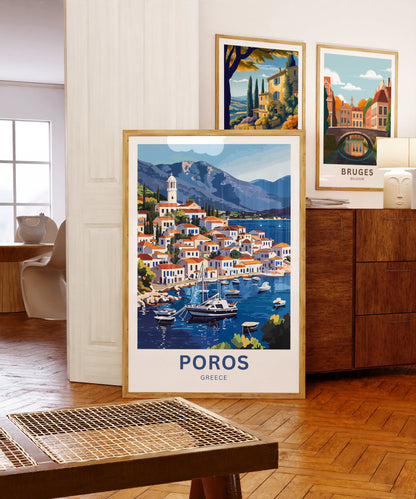 Poros Travel Print