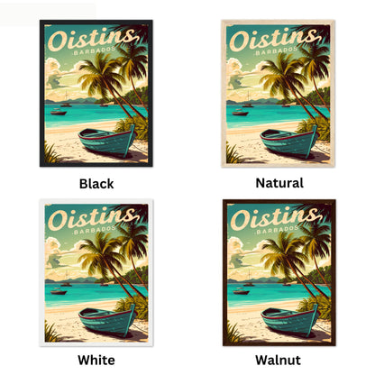 Oinstins Vintage Travel Poster