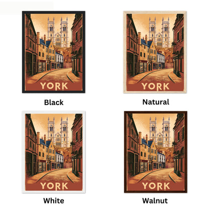 York Vintage Travel Poster