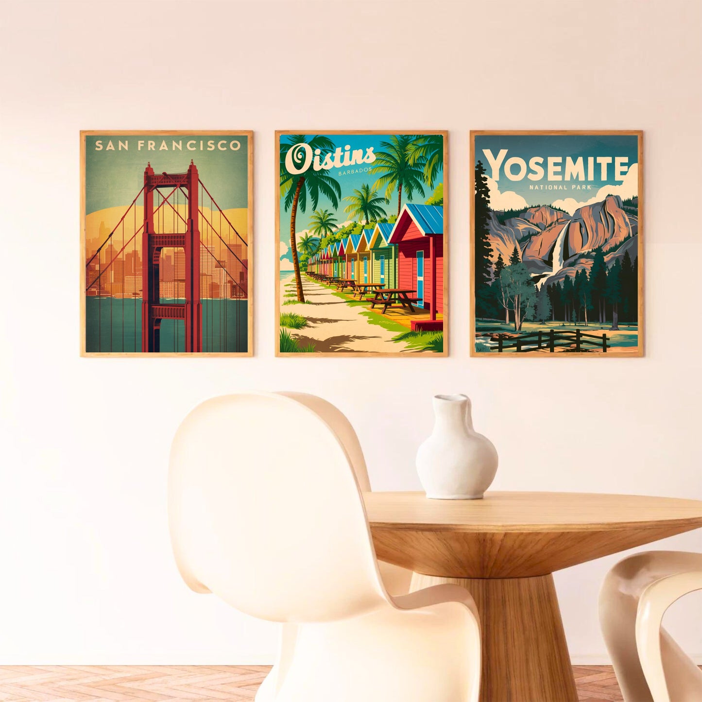 Oinstins Vintage Travel Poster - Timeless Beauty