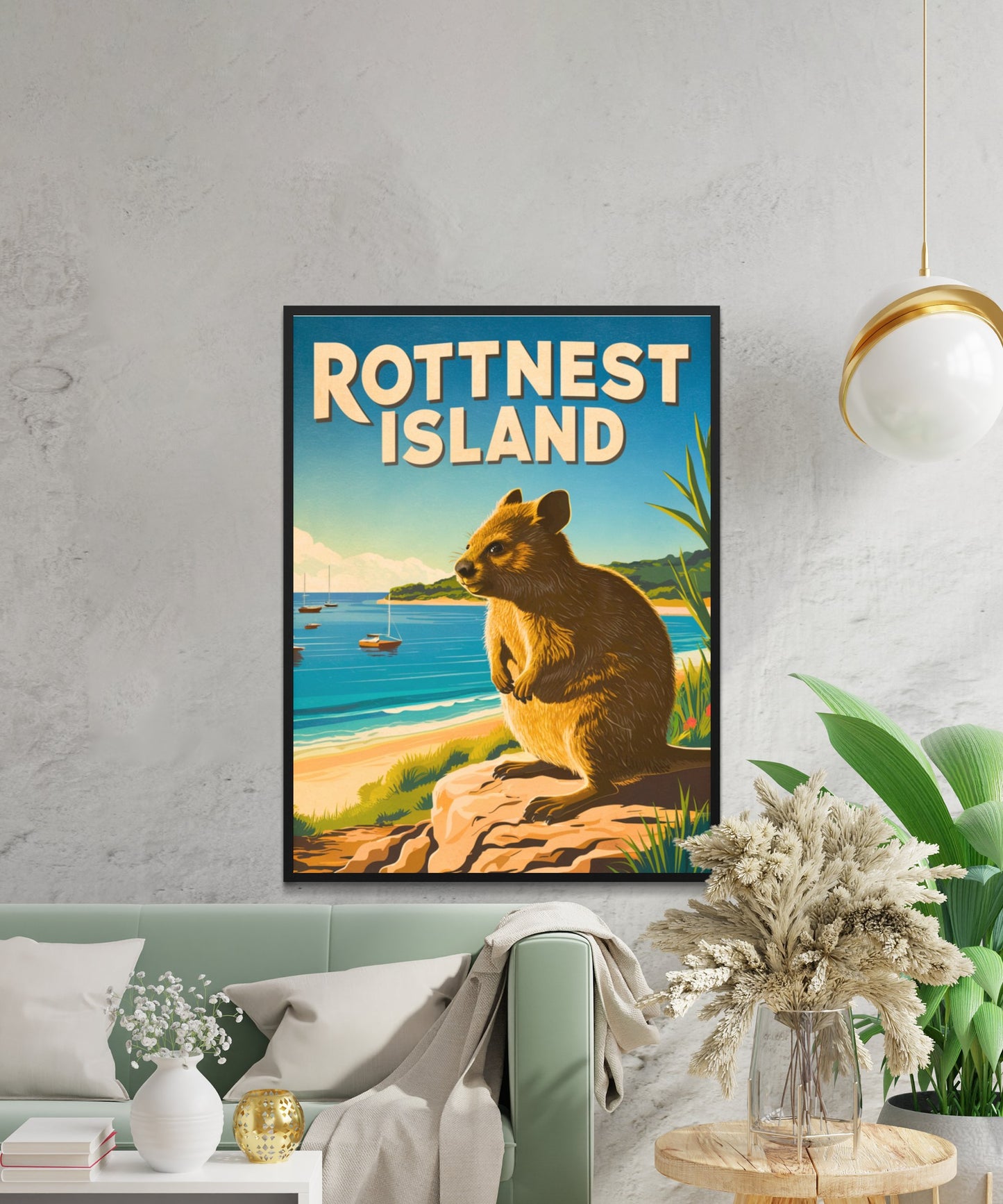 Rottnest Island Vintage Travel Poster