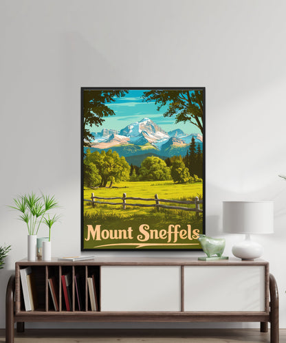 Mount Sneffels Vintage Travel Poster