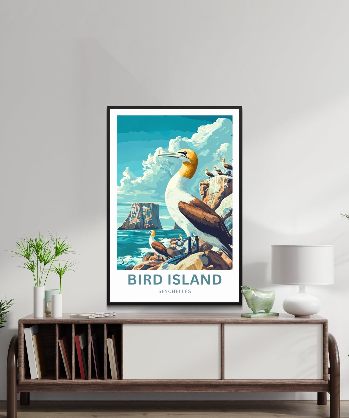 Bird Island Travel Poster