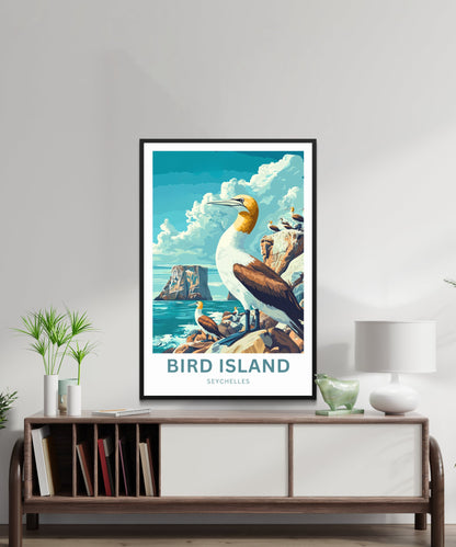 Bird Island Travel Poster