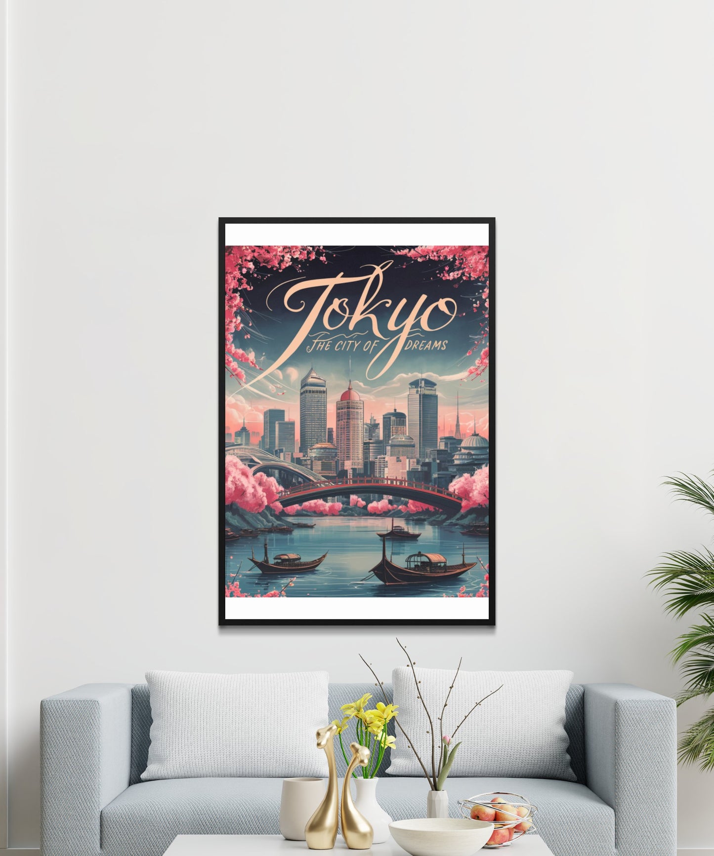 Tokyo Vintage Travel Poster - Beautiful Views