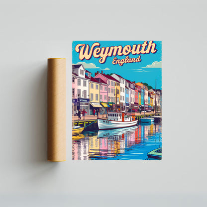 Weymouth  Vintage Travel Poster