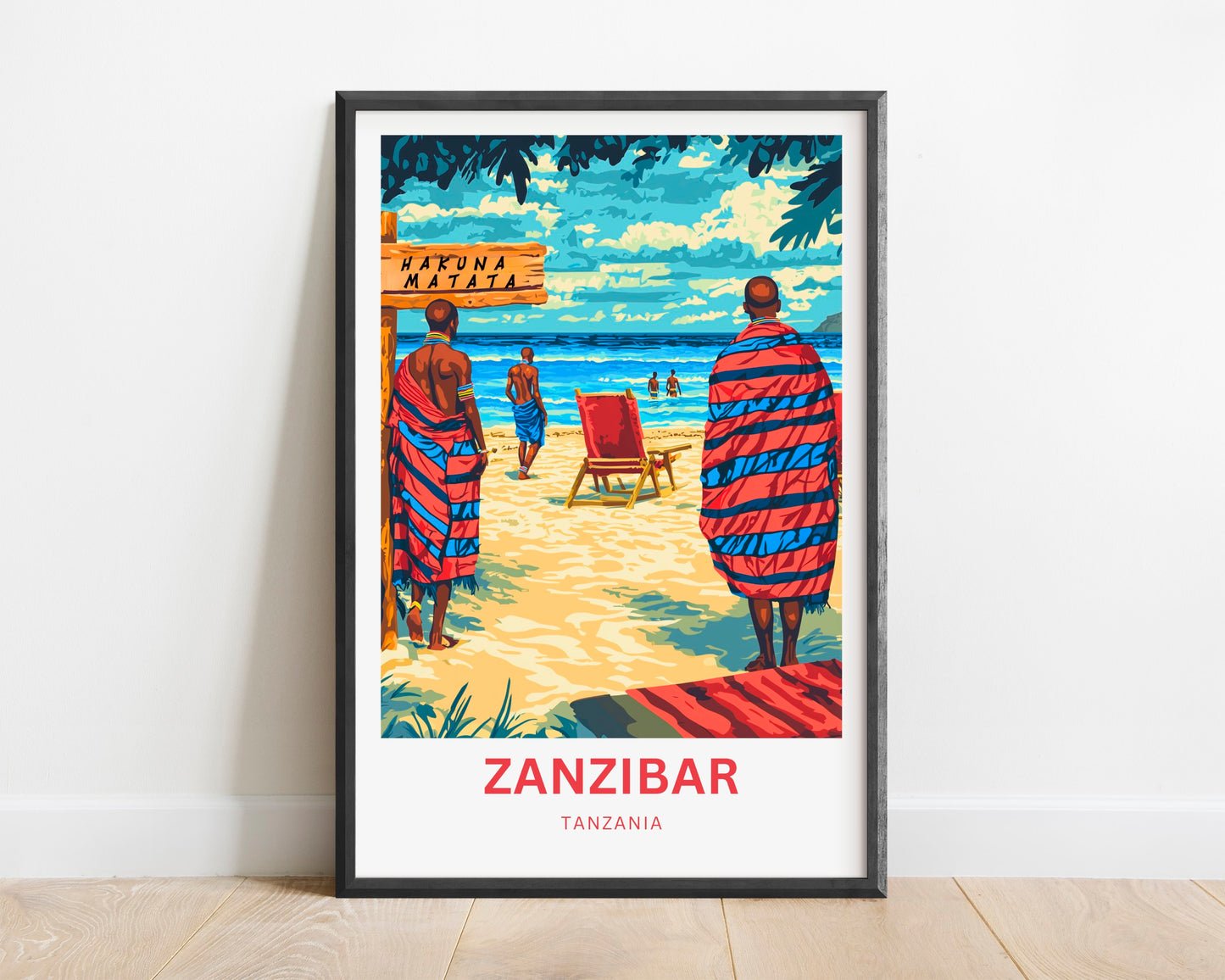 Zanzibar Travel Print