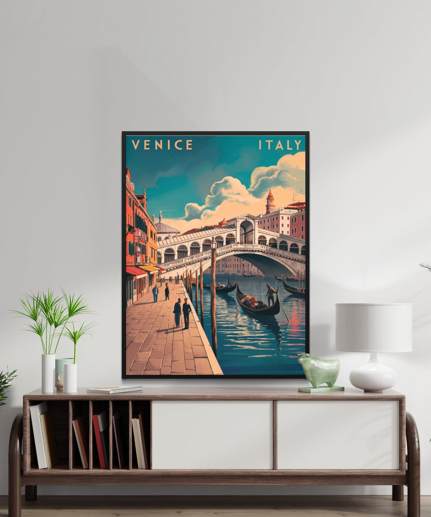 Venice Vintage Travel Poster - Venetian Splendor